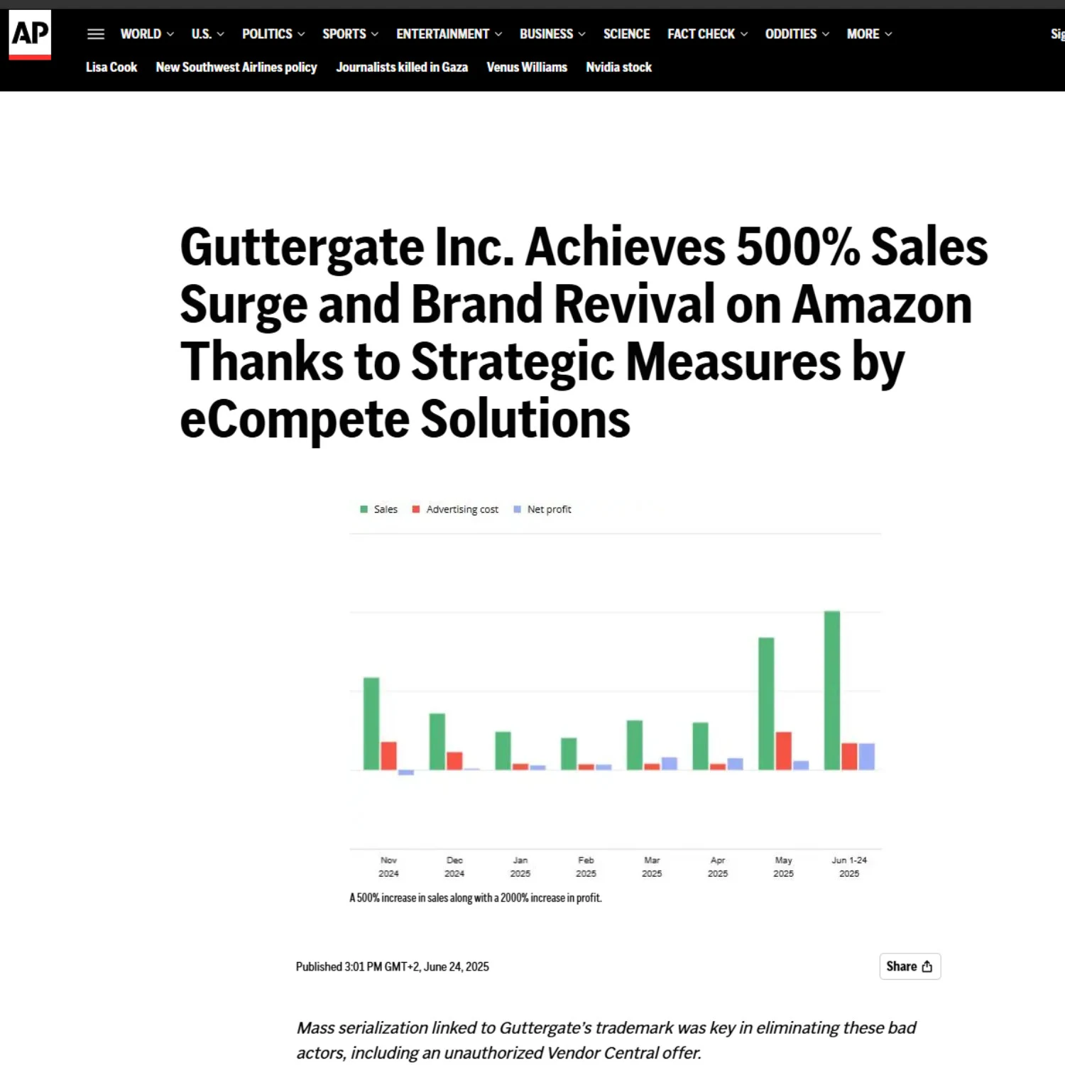 Guttergate Case Study
